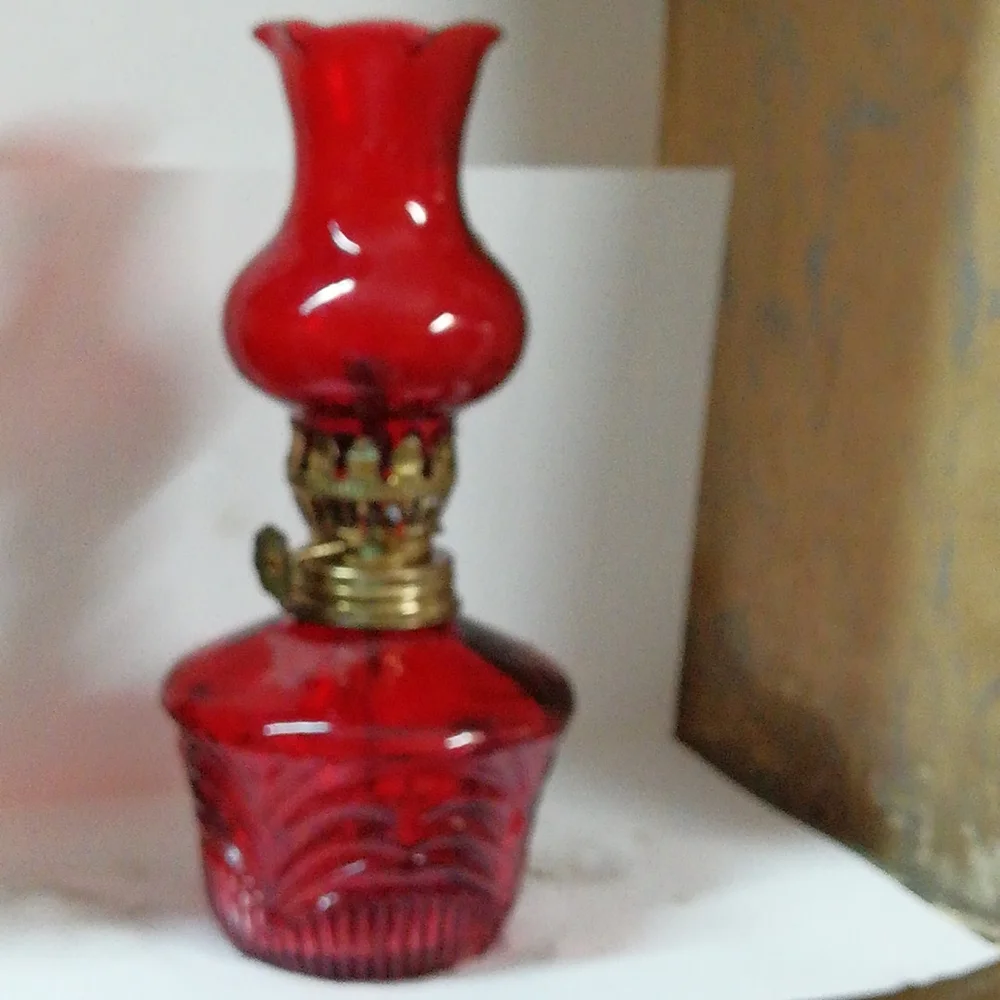 Glass oil chimney old vintage styel - Picture 2 of 4